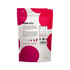Hydration Drink -Sports Energy Supplement Store Rawvelo Hydration Raspberry400g Back