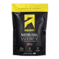 Fuel Whey Protein -Sports Energy Supplement Store ascent protein chocolate 27 servings ascent fuel whey protein 237106298888