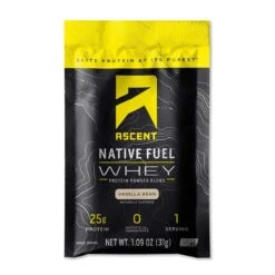 Fuel Whey Protein -Sports Energy Supplement Store ascent protein vanilla bean single serving ascent fuel whey protein 237106200584