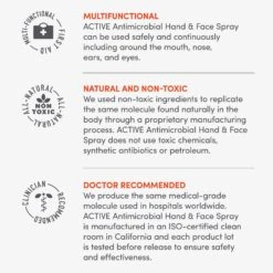 Active Antimicrobial Spray -Sports Energy Supplement Store bldg active body 4oz active antimicrobial face mist 14478660010047