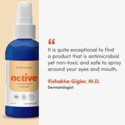 Active Antimicrobial Spray -Sports Energy Supplement Store bldg active body 4oz active antimicrobial face mist 14478660075583