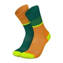 Renewed 97 Evolution Socks -Sports Energy Supplement Store incylence renewed97 sock high cut evolution green orange 1