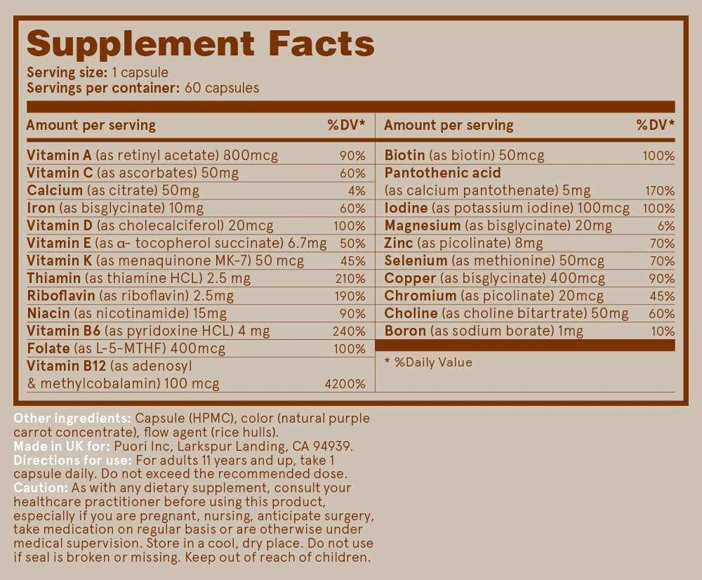 V Multi Vitamin And Minerals 2 V Multi Vitamin And Minerals - Image 2
