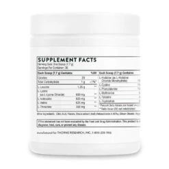 Amino Complex -Sports Energy Supplement Store thorne supplements lemon thorne amino complex 5429178695743